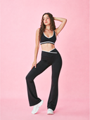 Sleek Outline Flared Pants
