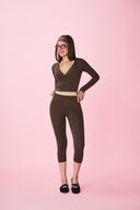 Soft High-Waist Active Crop Leggings