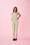 Soft High-Waist Active Crop Leggings