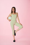Soft High-Waist Active Crop Leggings