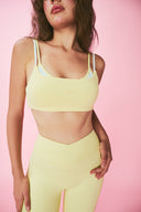 Layers Twist Bra - Butter Glow